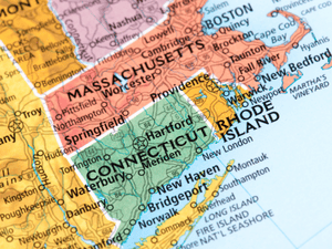 Map of Connecticut state