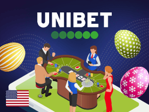 Banner of Unibet- Live Casino Easter Bonanza