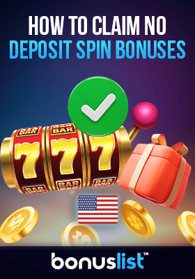 Different casino gaming and bonus items for how to claim no deposit spins bonuses