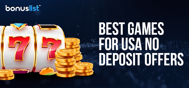 A casino reel with gold coins for the best games of USA no deposit bonuses