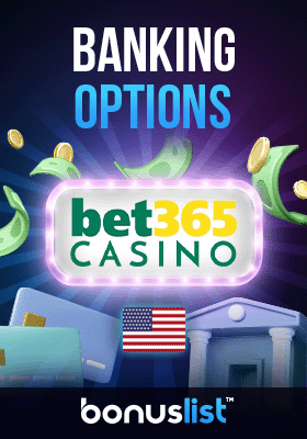 Some credit cards with a bank logo for Banking options in Bet365 Casino