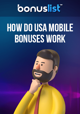 A person is thinking about how do mobile casino bonuses work