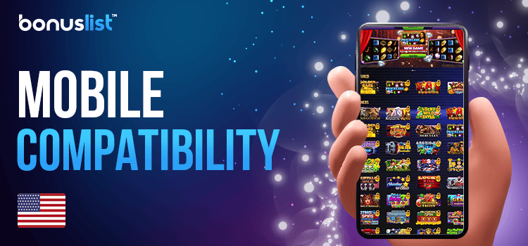 A hand is holding a cellphone with various games for mobile compatibility